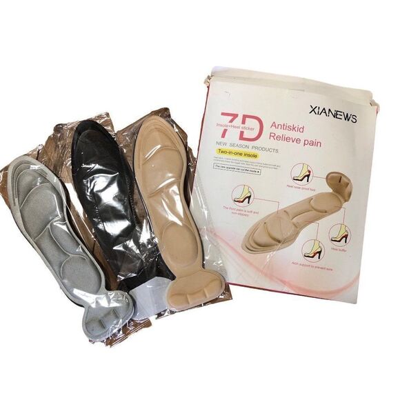 XIANEWS 7D 2-in-1 comfort insole & heel sticker - Picture 1 of 4